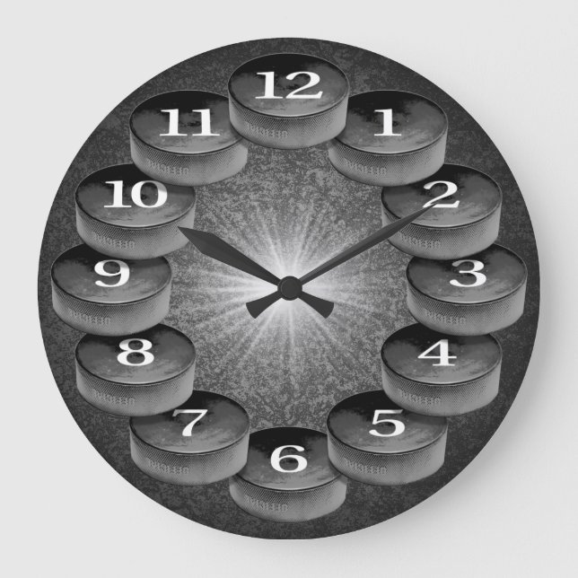 Horloge murale de hockey (Recto)