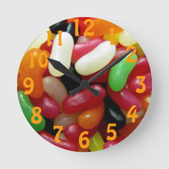 Horloge murale de Jelly Bean (Recto)