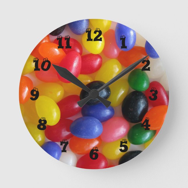 Horloge murale de Jelly Bean (Recto)