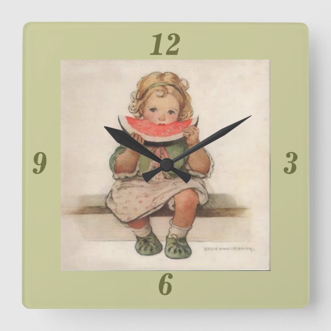 Horloge murale de Jessie Wilcox Smith (Recto)