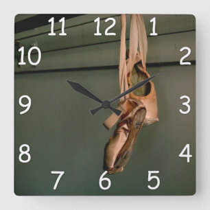 Horloge murale de la chaussure Pointe