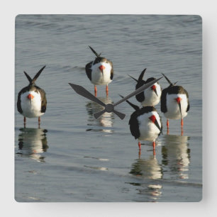 Horloge murale de la cuisine de plage