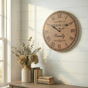 Horloge murale de la famille FRANCOIS 