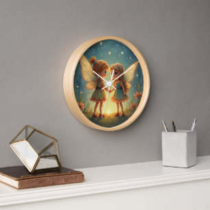 Horloge murale de la fée Starlight