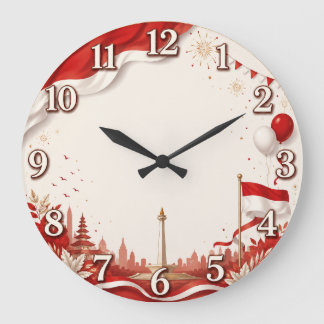 Horloge murale de la fête de l'indépendance de l'I
