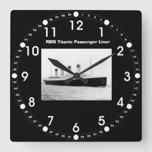 Horloge murale de la ligne passagers Titanic RMS