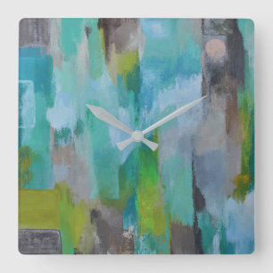 Horloge murale de la lune d'argent