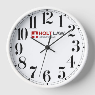 Horloge murale de la main droite (rouge)