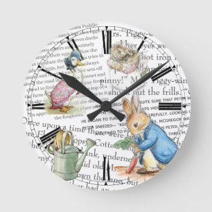 Horloge murale de la pépinière - Heure de l'histoi