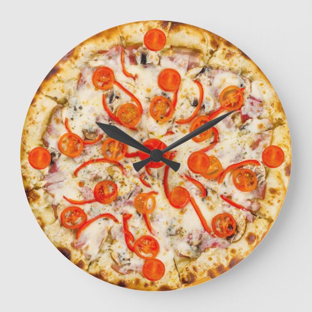 Horloge murale de la pizza (Recto)