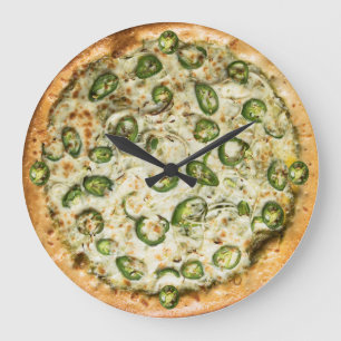 Horloge murale de la pizza