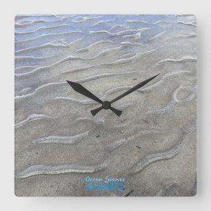 Horloge murale de la plage de sable