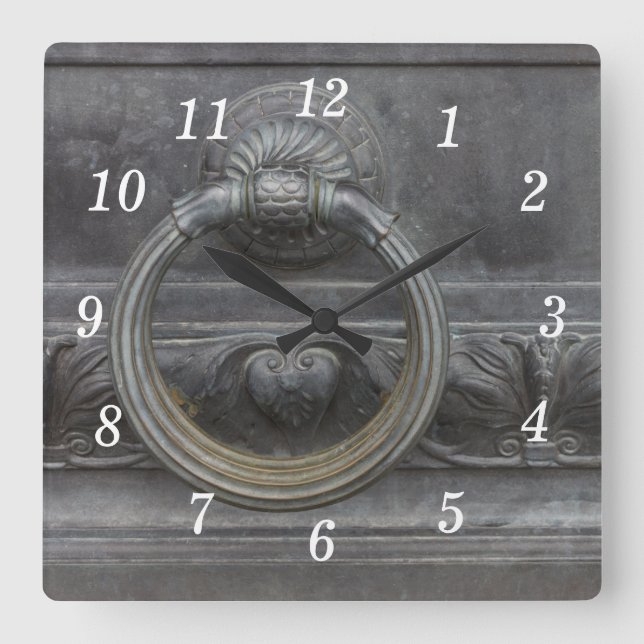Horloge murale de la poignée de la porte du Missou (Recto)