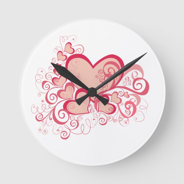 Horloge murale de la Saint-Valentin (Recto)