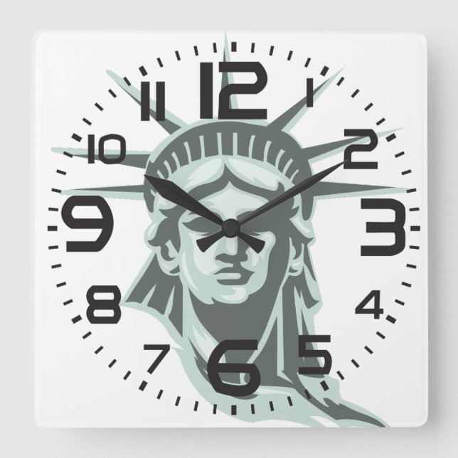 Horloge murale de la Statue de la Liberté (Recto)