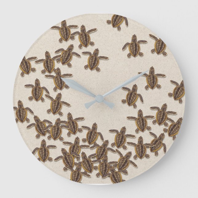 Horloge murale de la tortue luth (Recto)