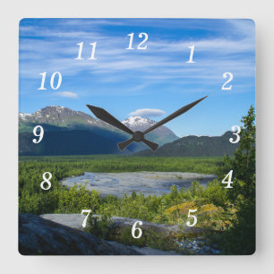 Horloge murale de la vallée du glacier de la sorti
