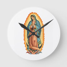 Horloge murale de la Vierge bénie de Guadalupe