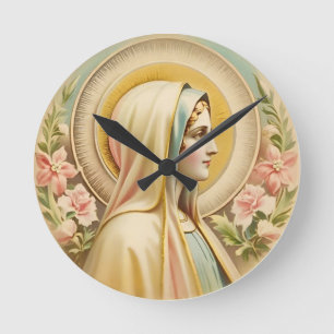 Horloge murale de la Vierge Marie
