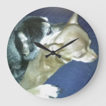 Horloge murale de l'amour de chiots