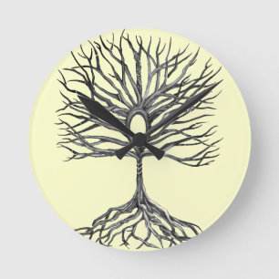 Horloge murale de l'arbre de vie