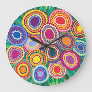 Horloge murale de l'arbre de vie Kerri Ambrosino