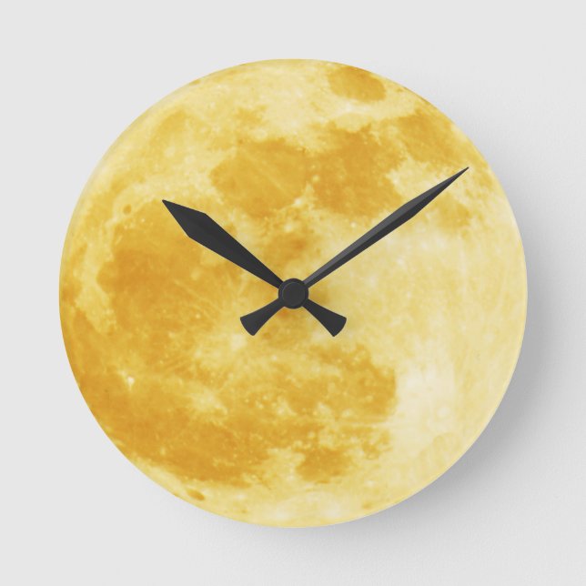 Horloge murale de l'astronomie de la lune de récol (Recto)