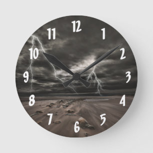Horloge murale de l'éclair