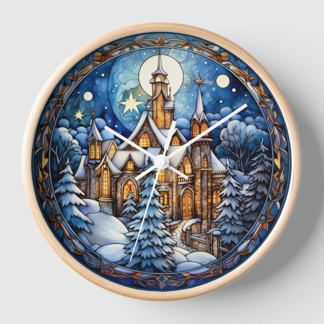 Horloge murale de l'église de Noël (Recto)