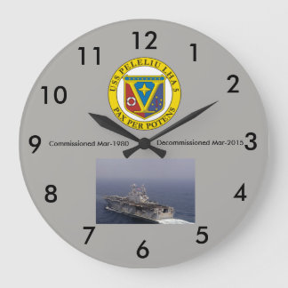 Horloge murale de LHA-5 USS Peleliu