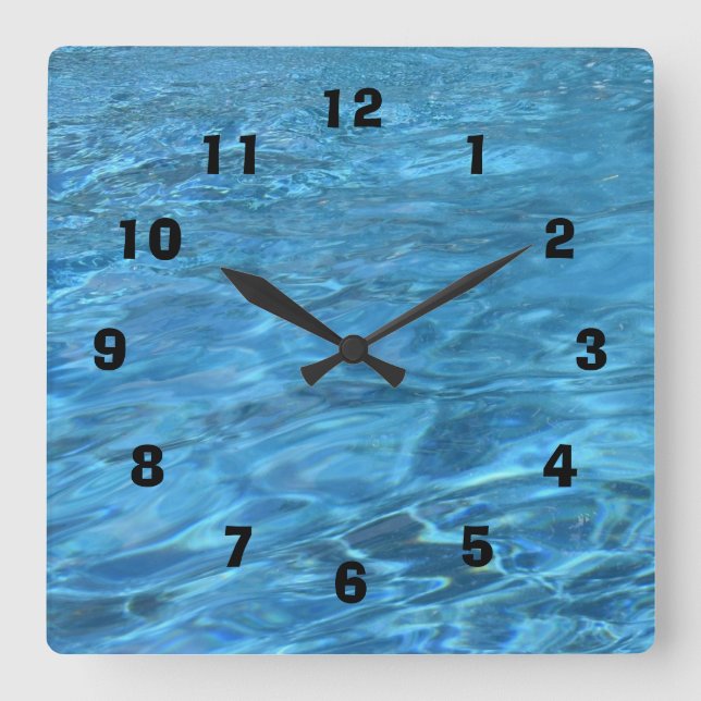 Horloge murale de l'heure du pool (Recto)