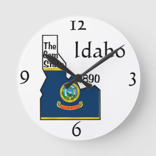 Horloge murale de l'Idaho
