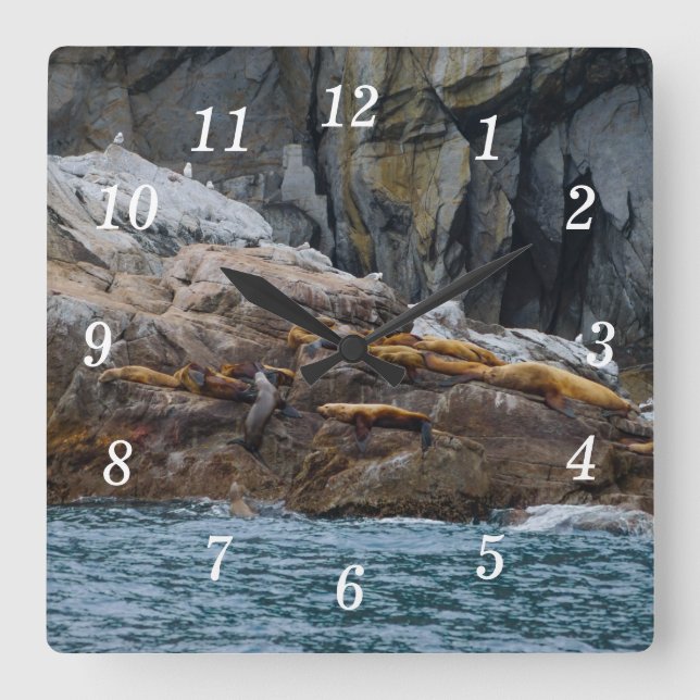 Horloge murale de ligne suivante (Recto)