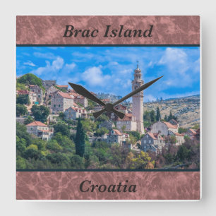 Horloge murale de l'île de Brac Croatie