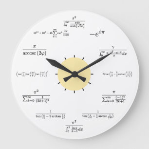 Horloge murale de maths