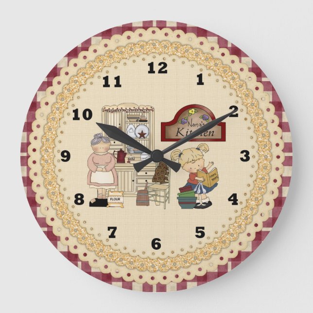 horloge murale de Nana's Kitchen (Recto)
