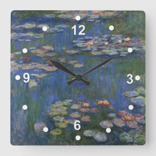 Horloge murale de nénuphars de Monet