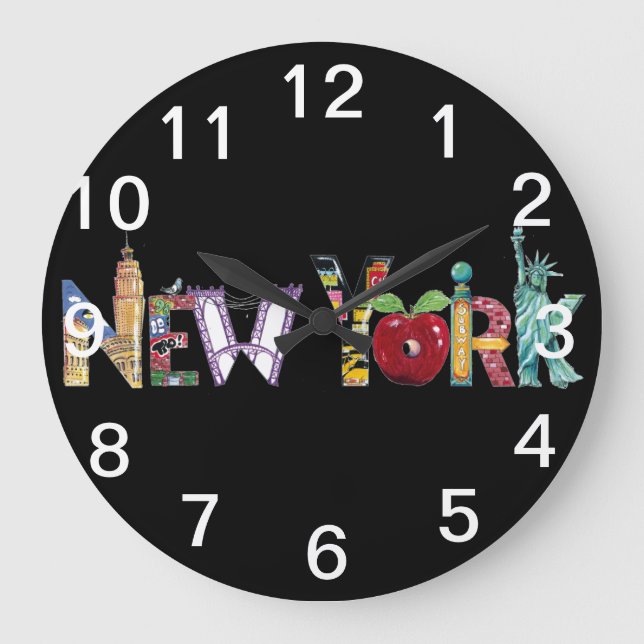 horloge murale de New York (Recto)