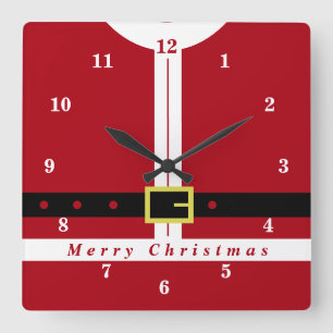 Horloge murale de Noël Cadeaux du Père Noël