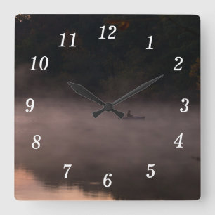Horloge murale de pêche à la traîne