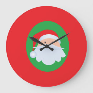 Horloge murale de Père Noël