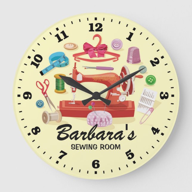 Horloge murale de Personalizable de machine à (Recto)