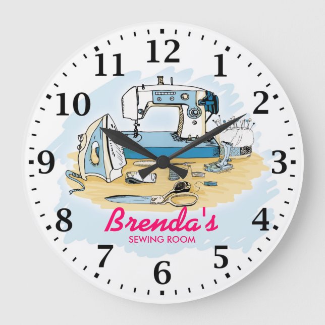 Horloge murale de Personalizable de machine à (Recto)
