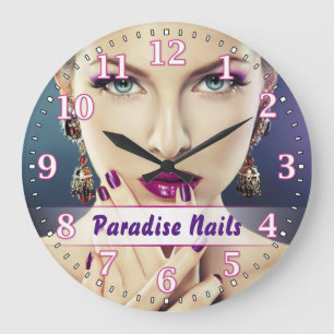 Horloge murale de Personalizable de salon de clou