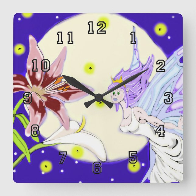 Horloge murale de Pixie Lune (Recto)