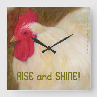 Horloge murale de poulet