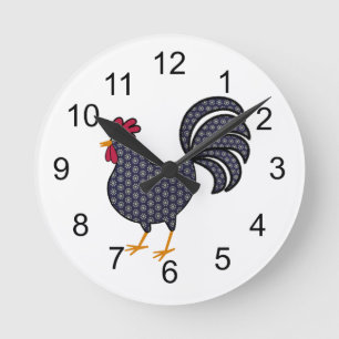Horloge murale de ranch de poulet