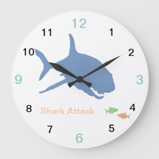 Horloge murale de requin