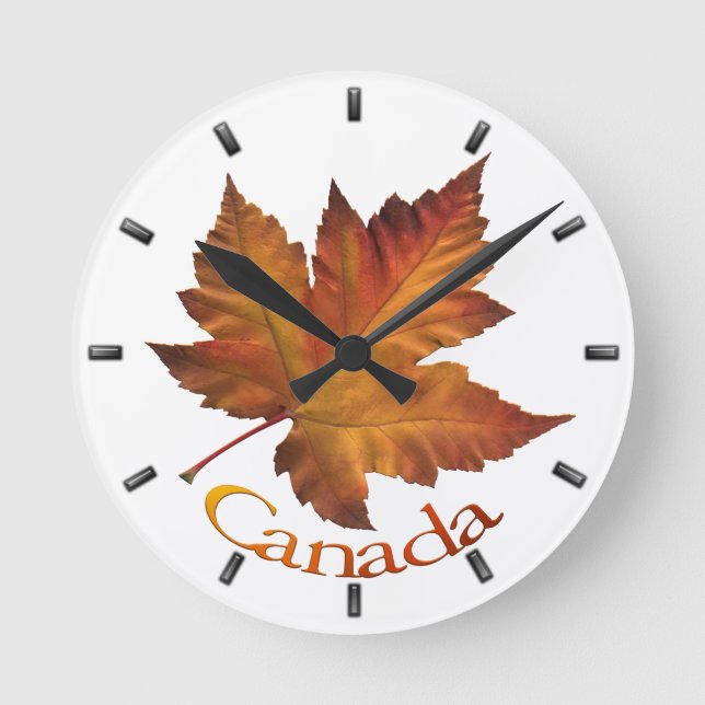 Horloge murale de souvenir du Canada d'horloge de (Recto)