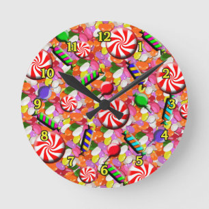 Horloge murale de sucrerie de penny